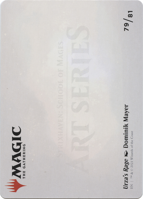 Urza's Rage // Urza's Rage (ASTX-079) - common (Borderless)
