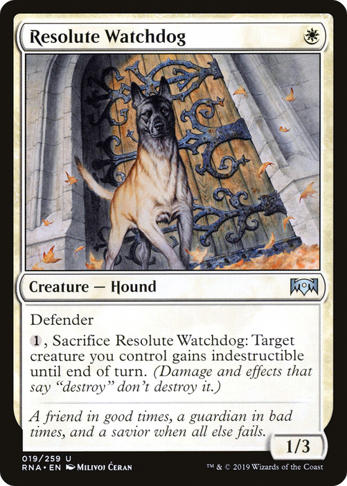 Resolute Watchdog (RNA-019) - uncommon