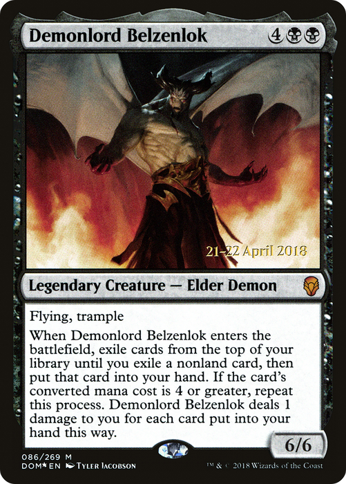 Demonlord Belzenlok (PRE-86S) - mythic - Foil
