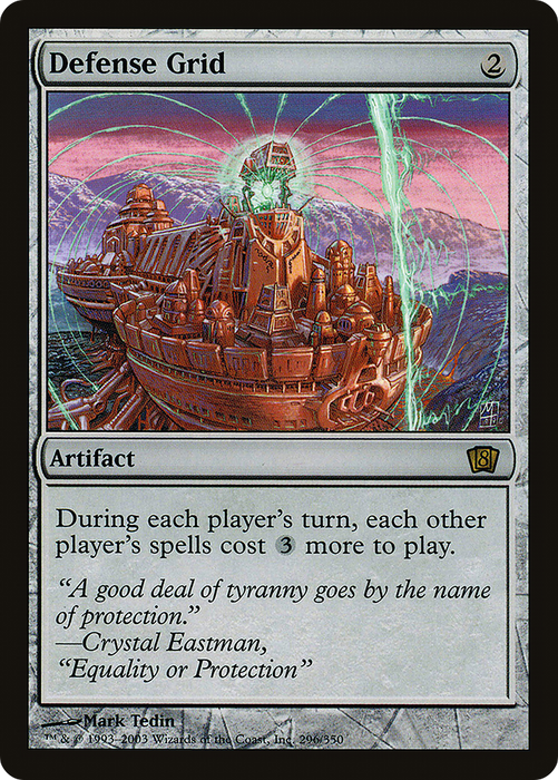 Defense Grid (8ED-296★) - rare - Foil