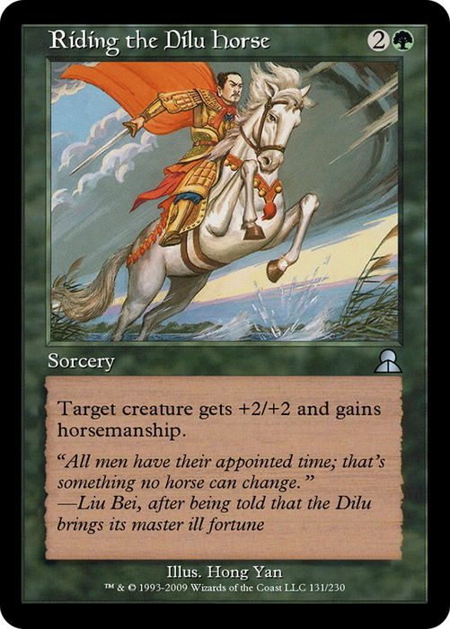 Riding the Dilu Horse (ME3-131) - uncommon - Foil