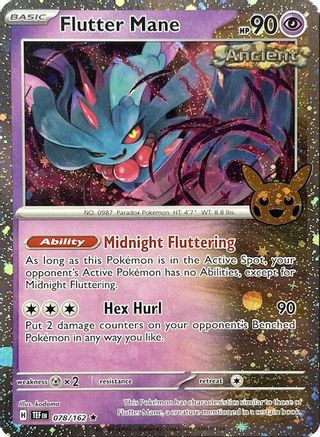 Flutter Mane (Cosmos Holo) (078/162) - TOTBB2  - Holo Rare - Holofoil