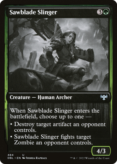Sawblade Slinger (DBL-484) - uncommon - Foil