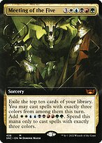 Meeting of the Five (SNC-436) - mythic: (Extended Art)