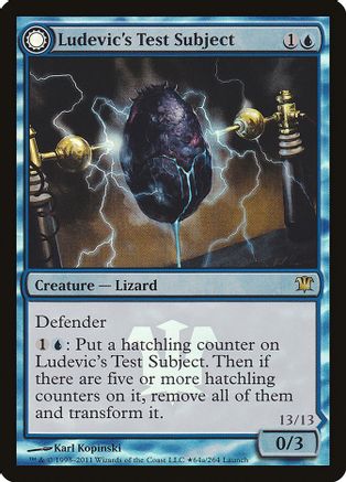 Ludevic's Test Subject // Ludevic's Abomination (LARP-64★) - rare: (Double Faced Transform) - Foil