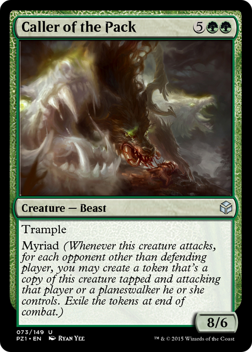Caller of the Pack (PZ1-073) - uncommon - Foil