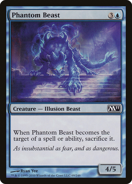 Phantom Beast (M11-069) - common - Foil