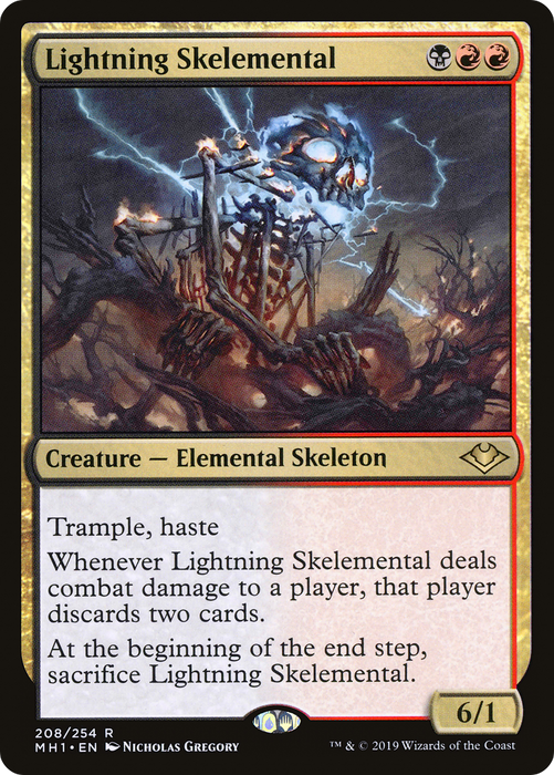 Lightning Skelemental (MH1-208) - rare