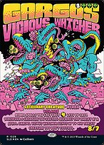 Gargos, Vicious Watcher (SLD-1329) - rare (Borderless) - Foil