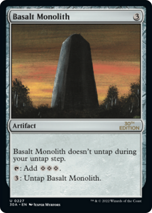 Basalt Monolith (30A-227) - uncommon