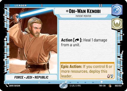 Obi-Wan Kenobi - Patient Mentor (003/257) - TOTR - Common