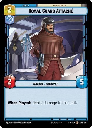 Royal Guard Attaché (059/257) - TOTR - Common - Foil