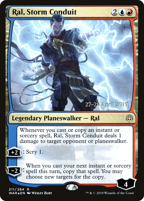 Ral, Storm Conduit (PRE-211S) - rare - Foil