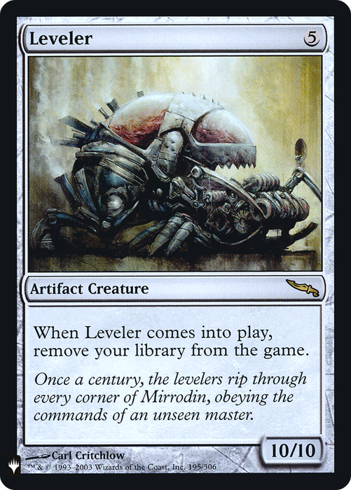Leveler (LIST-MRD-195) - rare - Foil