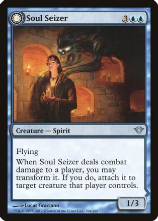 Soul Seizer // Ghastly Haunting (DKA-050) - uncommon: (Double Faced Transform) - Foil