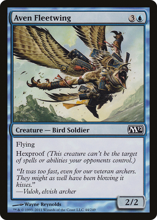 Aven Fleetwing (M12-044) - common - Foil