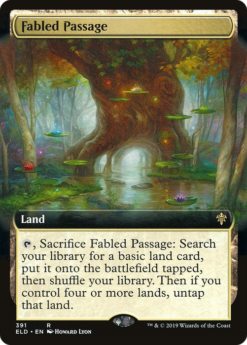 Fabled Passage (ELD-391) - rare: (Extended Art)