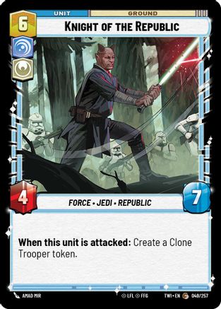 Knight of the Republic (049/257) - TOTR - Common