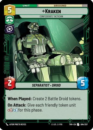 Kraken - Confederate Tactician (084/257) - TOTR - Uncommon