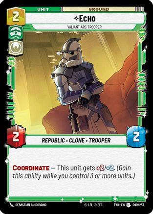 Echo - Valiant Arc Trooper (090/257) - TOTR - Uncommon