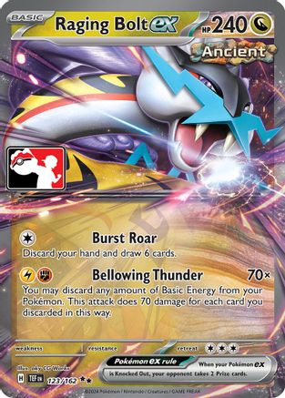 Raging Bolt ex (123/162) - PPSC  - Double Rare - Holofoil