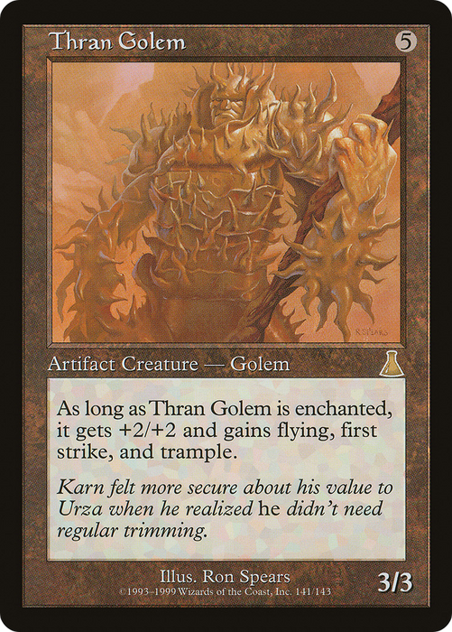 Thran Golem (UDS-141) - rare - Foil