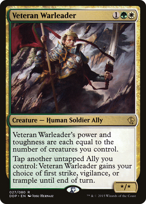 Veteran Warleader (DDP-027) - rare