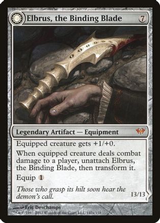 Elbrus, the Binding Blade // Withengar Unbound (DKA-147) - mythic: (Double Faced Transform)