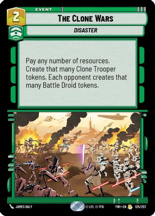 The Clone Wars (125/257) - TOTR - Rare