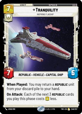 Tranquility - Inspiring Flagship (246/257) - TOTR - Rare