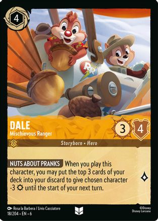 Dale - Mischievous Ranger (18/204) - Uncommon