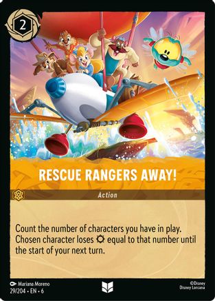 Rescue Rangers Away! (29/204) - Uncommon