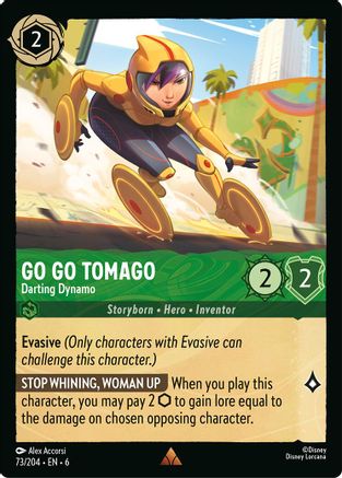 Go Go Tomago - Darting Dynamo (73/204) - Rare - Cold Foil