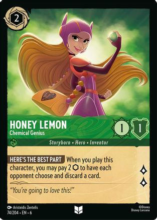 Honey Lemon - Chemical Genius (74/204) - Uncommon - Cold Foil