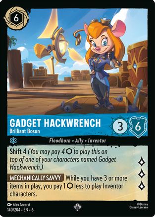 Gadget Hackwrench - Brilliant Bosun (140/204) - Super Rare