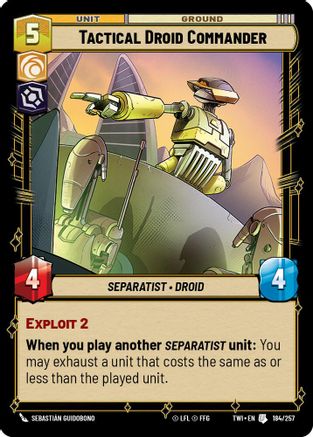 Tactical Droid Commander (184/257) - TOTR - Uncommon