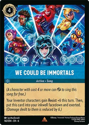 We Could Be Immortals (162/204) - Rare