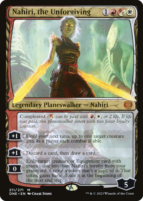 Nahiri, the Unforgiving (ONE-211) - mythic
