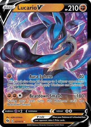 Lucario V (027/73) - DE  - Promo