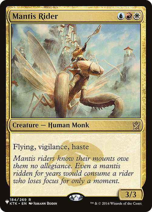 Mantis Rider (LIST-KTK-184) - rare
