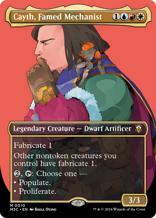 Cayth, Famed Mechanist (M3C-010) - mythic (Borderless)