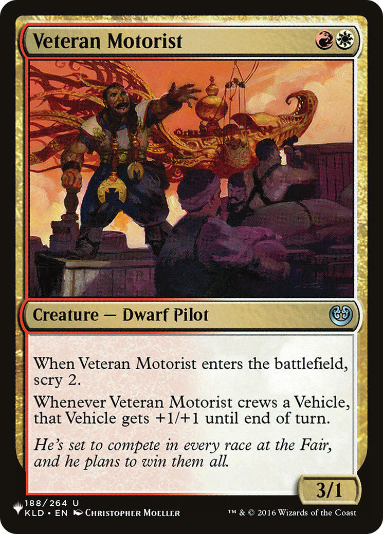Veteran Motorist (LIST-KLD-188) - uncommon