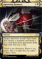 Agonizing Remorse (STA-024) - uncommon: (Showcase) (Borderless) - Foil