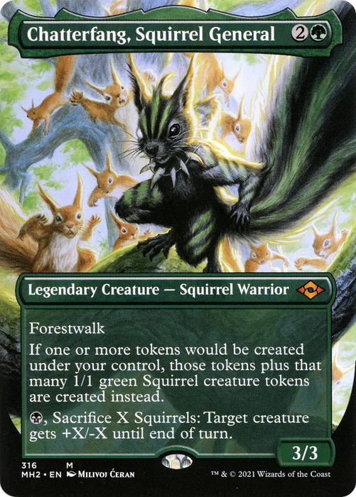 Chatterfang, Squirrel General (MH2-316) - mythic (Borderless)
