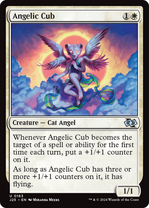 Angelic Cub (J25-163) - uncommon