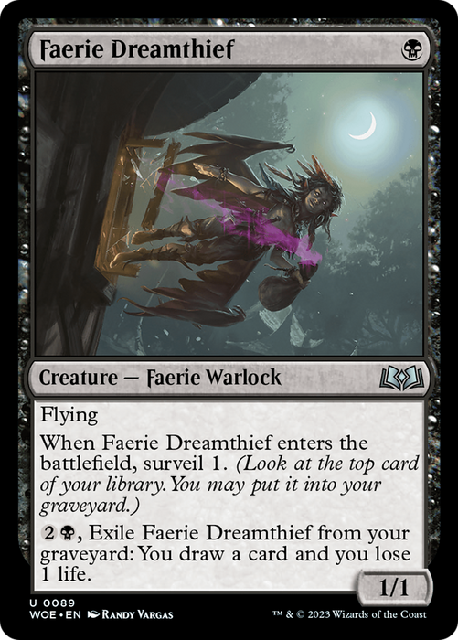Faerie Dreamthief (WOE-089) - uncommon
