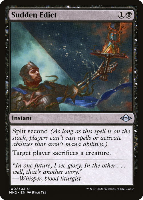 Sudden Edict (MH2-100) - uncommon - Foil