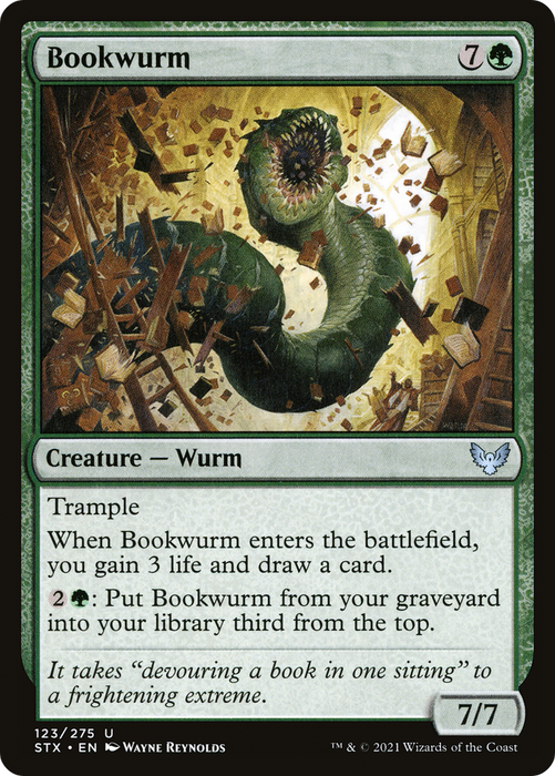 Bookwurm (STX-123) - uncommon - Foil