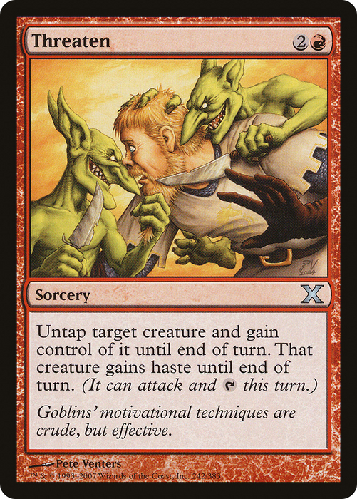 Threaten (10E-242) - uncommon