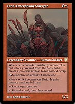 Farid, Enterprising Salvager (PRM-105730) - rare